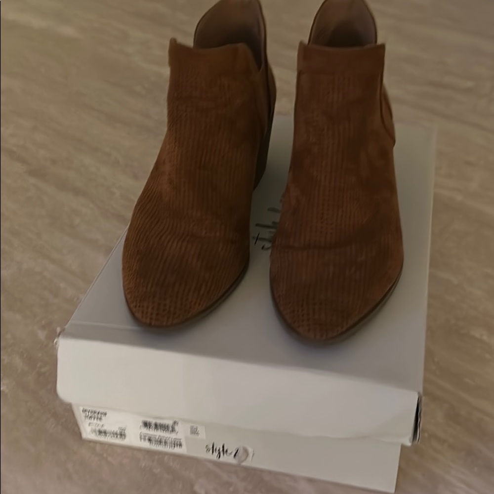 Style & Co. suede bootie